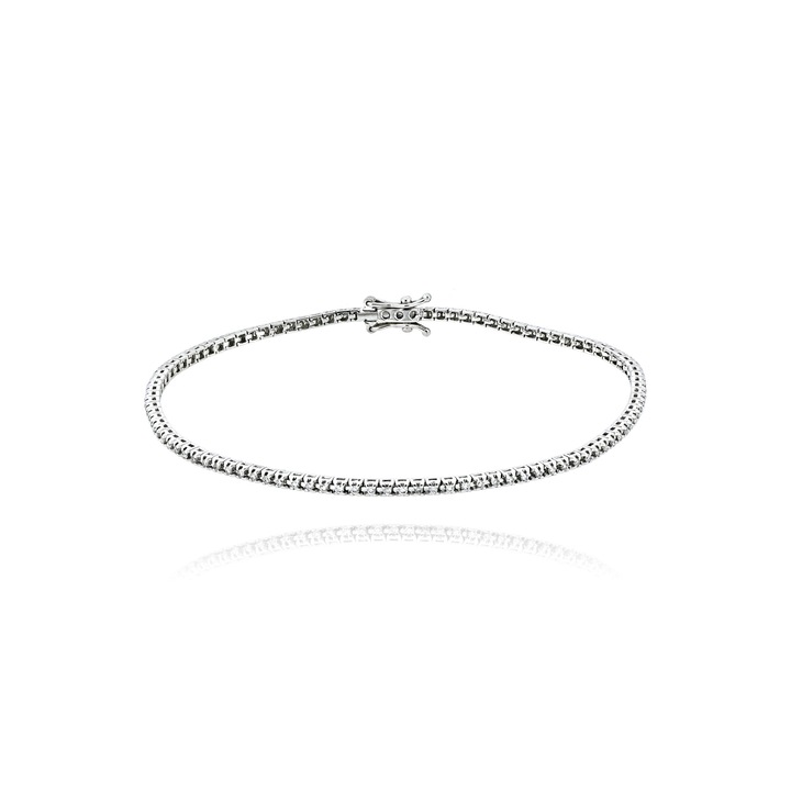 Bratara dama Skaras, aur alb K18 cu diamante