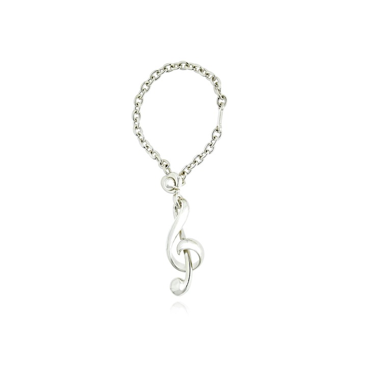 Breloc Skaras Mprelok Kleidi tou Sol Asemi 925