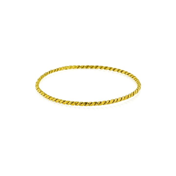 Bratara vintage Skaras, Aur galben 22K