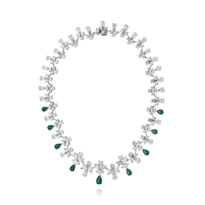 Colier Asemi 925 cu pietre Zircon, Skaras