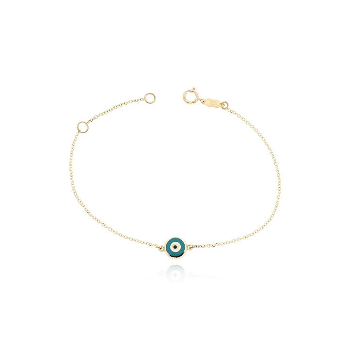 Bratara dama Skaras, aur galben K9, cu smalt, 043155