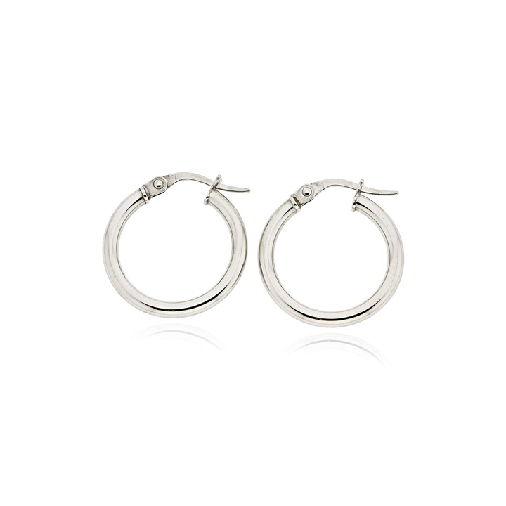 Cercei din aur alb K14, Skaras, 043066