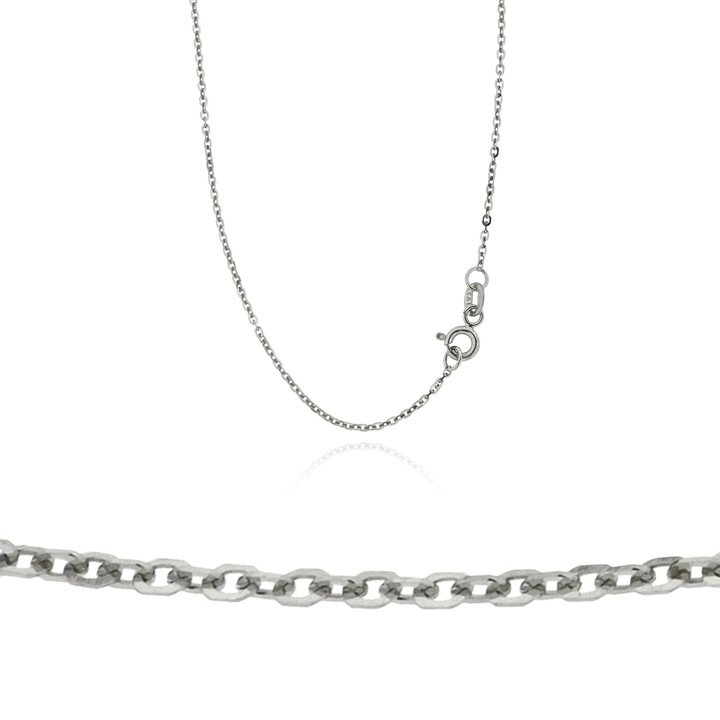 Colier din aur alb de 14 karate 042897