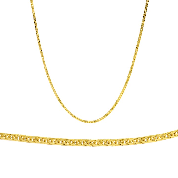 Lant din aur galben 9K