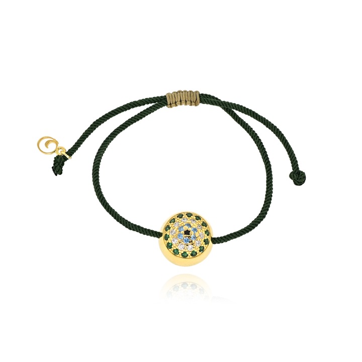 Bratara dama Skaras din argint 925 cu zirconii si cordon ritmizat