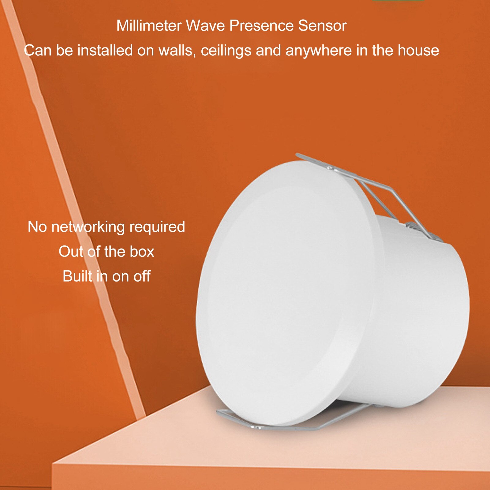 Senzor de prezenta cu microunde 24GHz, ajustabil, kit Smart Home ...