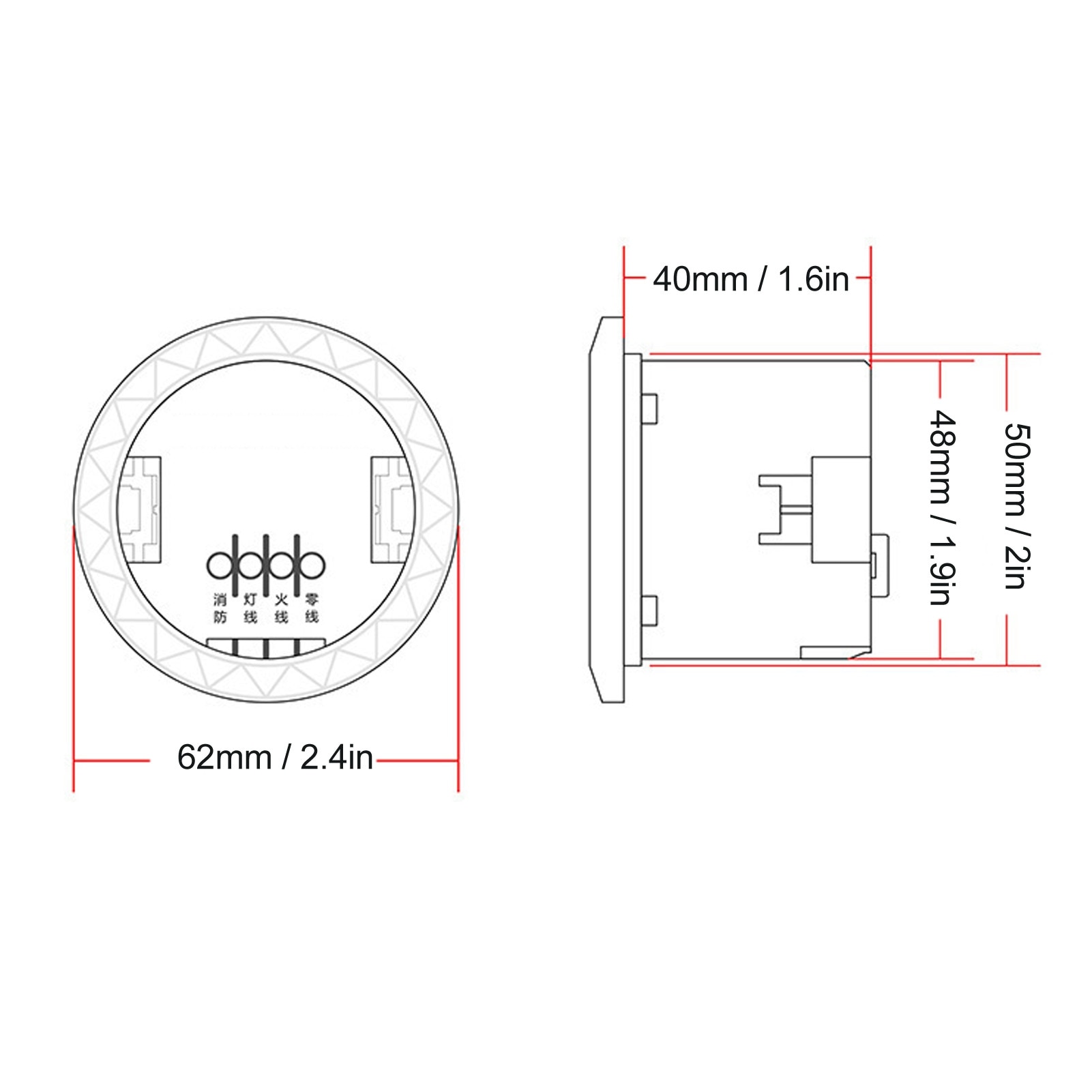 Senzor de prezenta cu microunde 24GHz, ajustabil, kit Smart Home ...
