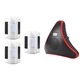Sistem de alarma solara wireless, 1 unitate centrala, 3 senzori infrarosu, alimentare cu baterii sau sursa de curent, 110-240V