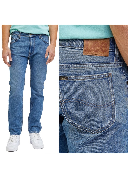 Blugi Lee Rider Slim, Albastru, Albastru