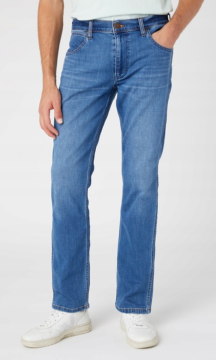 Blugi pentru barbati Wrangler, bumbac/poliester, albastru, W40-L34 US