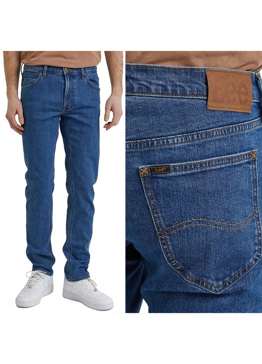 bărbați Lee Daren albastru croi drept, Albastru, W38-L34