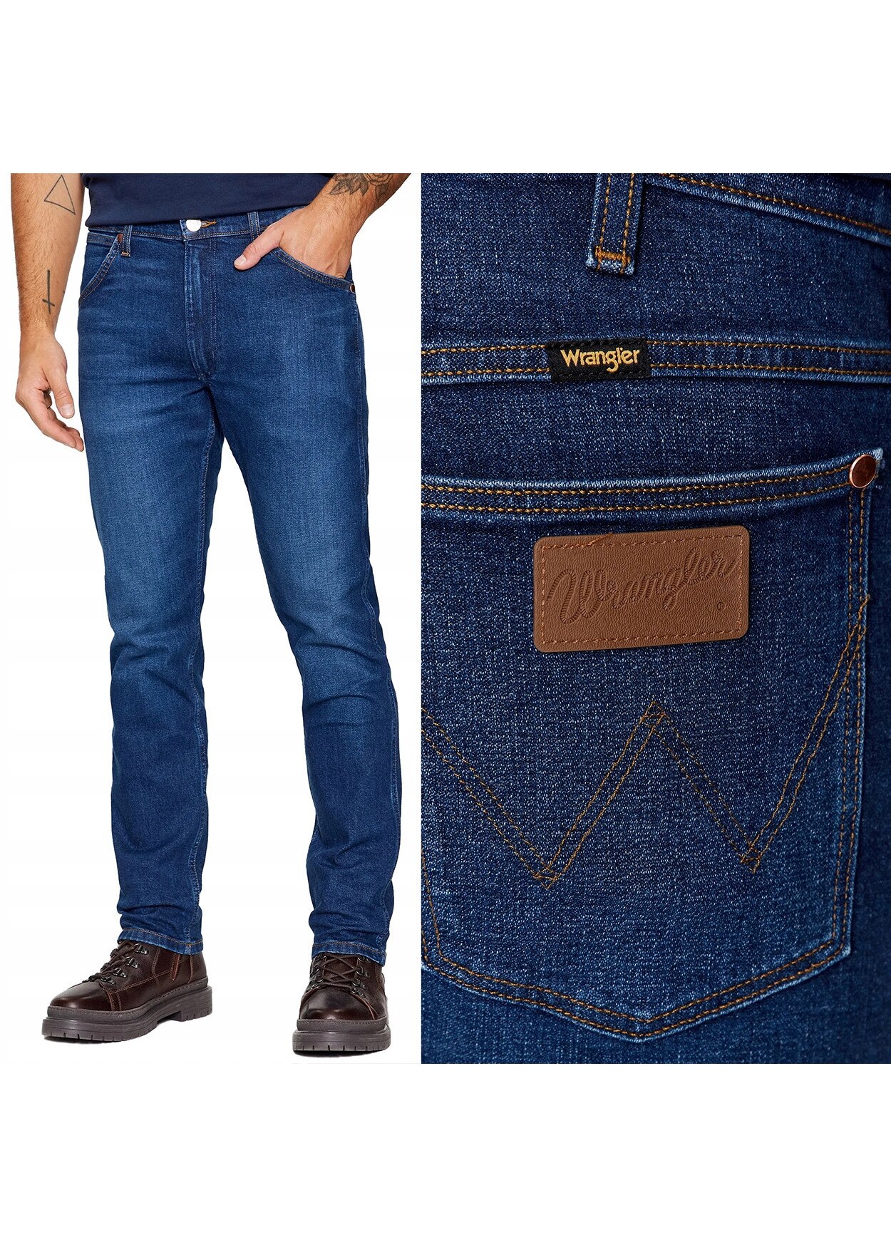 Férfi Wrangler 11MWZ farmer, kék, normál derék, W31 L34 - eMAG.hu