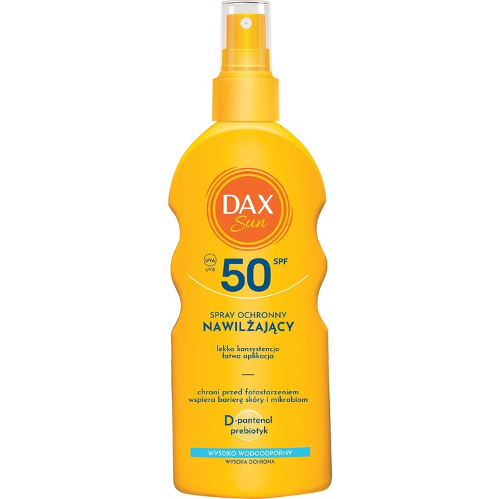 Spray de protectie solara DAX, SPF 50, hidratant