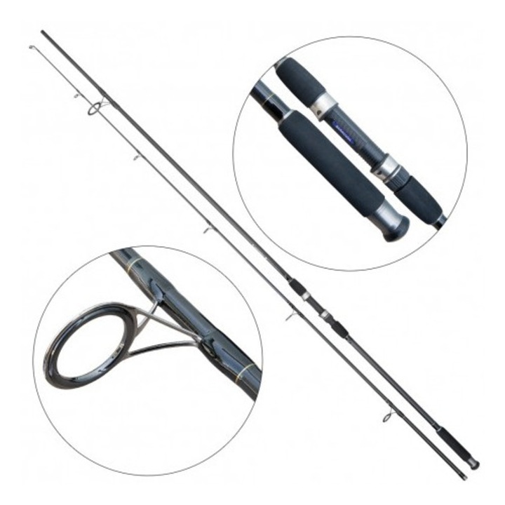 Lanseta fibra de carbon Baracuda Mustang II 3602, 2 tronsoane, 3.6 m