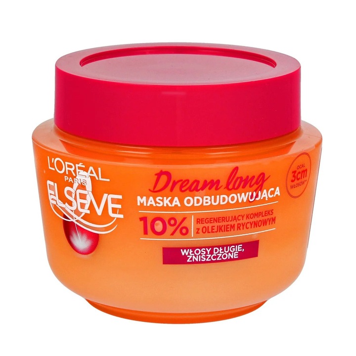 Masca de par L'Oreal Paris Dream Long, regenerare si hranire, 300 ml