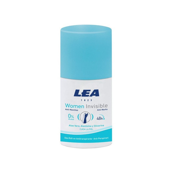 DISICLIN LEA Women Невидим рол-он дезодорант, 50 мл, с екстракт от алое вера, без алкохол