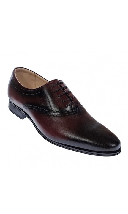 Pantofi barbati eleganti din piele naturala, Visiniu, 888VIS, marime 42