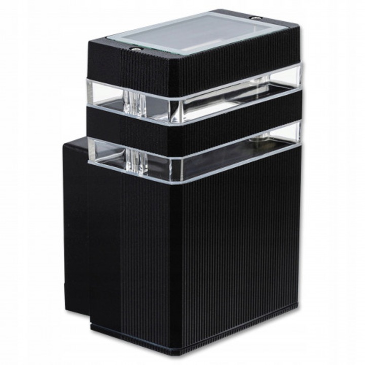 MasterLED Inez kültéri fali lámpa, GU10, alumínium, RAL 7035/RAL 7021, 200x110x105mm