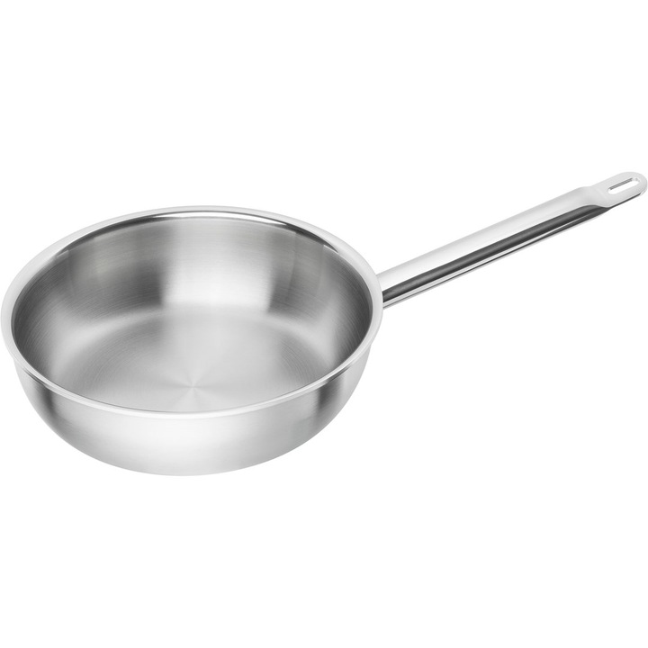 Zwilling Pro serpenyő, 24 cm, acél, lapos