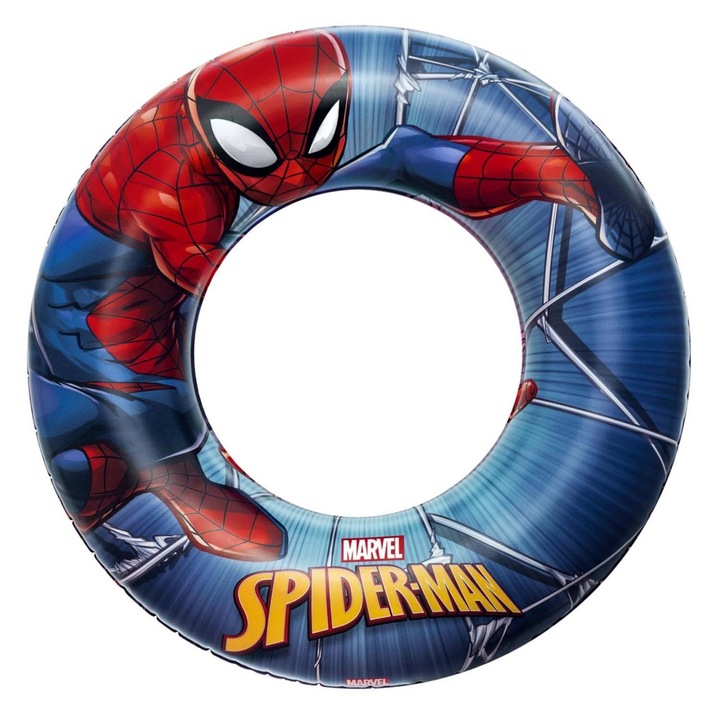 Bestway Pókember úszógumi 56cm gyerekeknek, Marvel, strapabíró