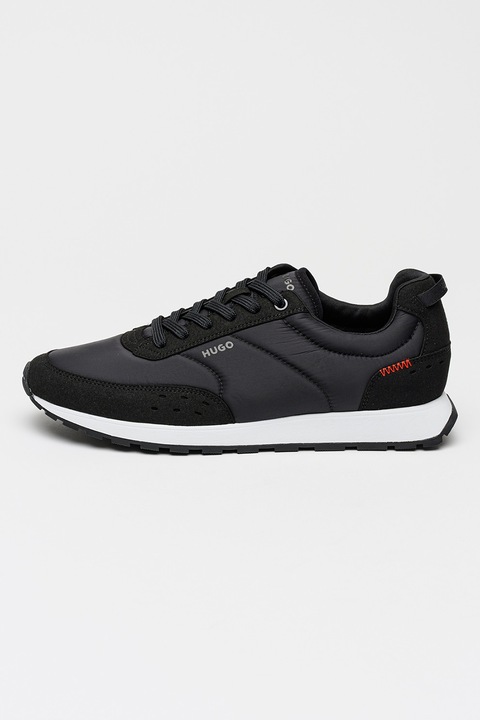 HUGO, Pantofi sport low-cut Icelin, Negru