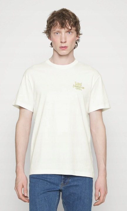 Ferfi polo, Lee, pamut, feher, Fehér