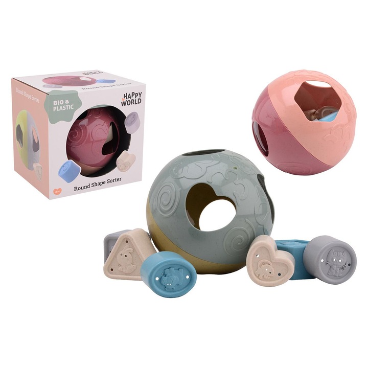 Сортираща машина за фигури Happy World, Angre, 18+ месеца
