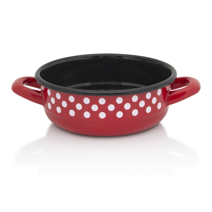 Castron 1.2l Tufne emailat Metalac, 16 cm