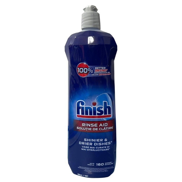 Finish öblítőszer mosogatógéphez, 160 mosogatás, 800 ml