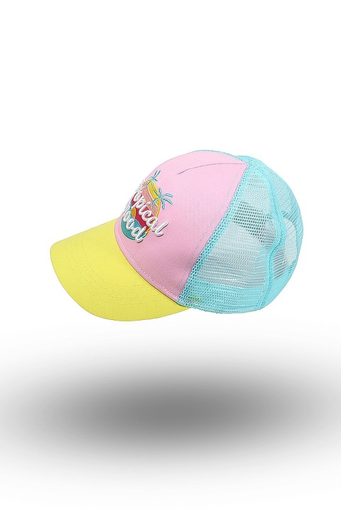 Sapca culoare - roz/galben