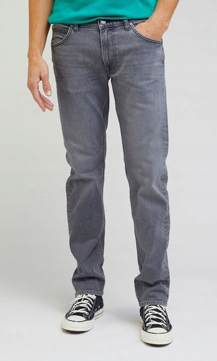 Blugi Lee Daren, regular, gri, bumbac, W32-L34 US