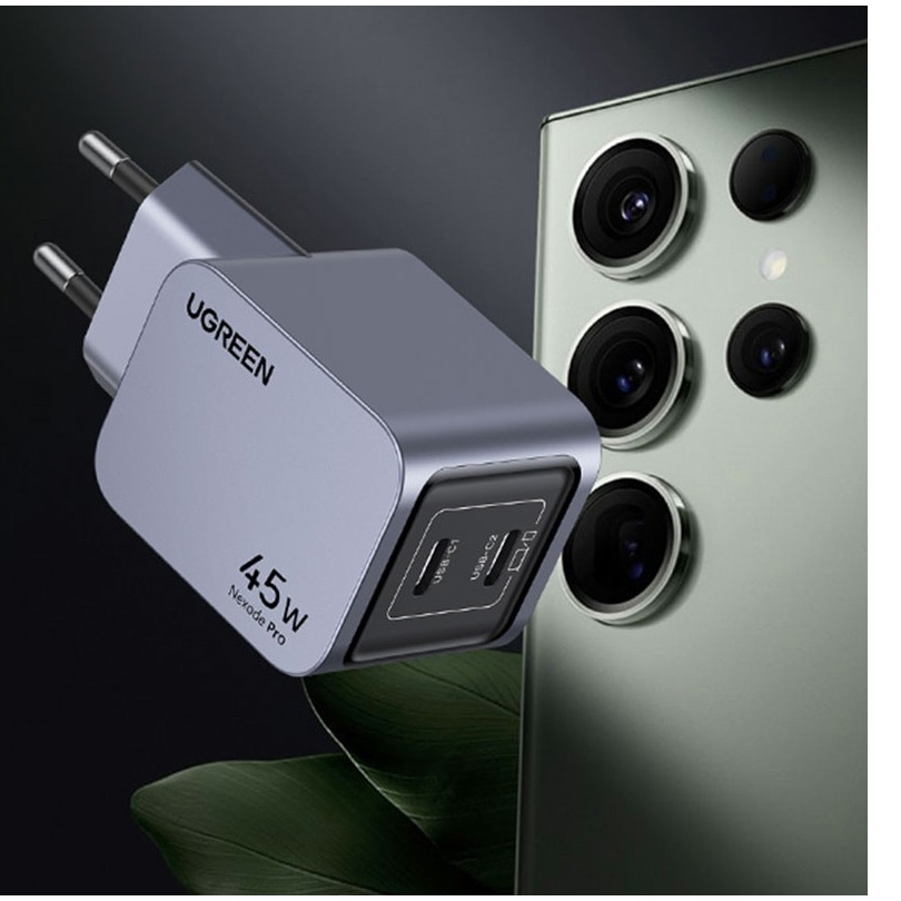 Incarcator retea UGREEN Nexode Pro 45W Dual USB-C GaN Fast Charger