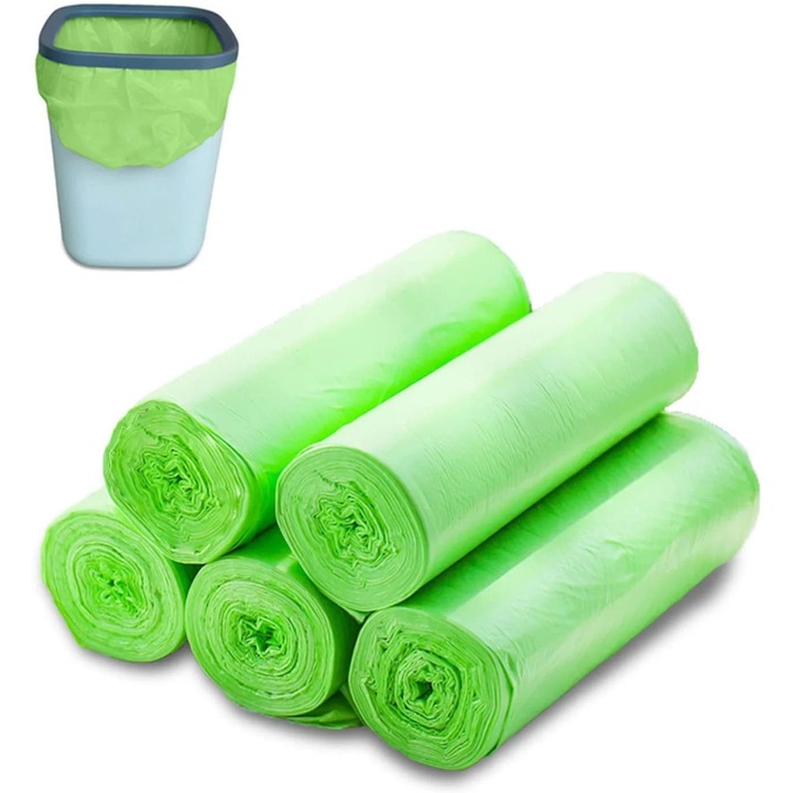 Saci menajeri YANYXR 50x60cm verde set 100 buc