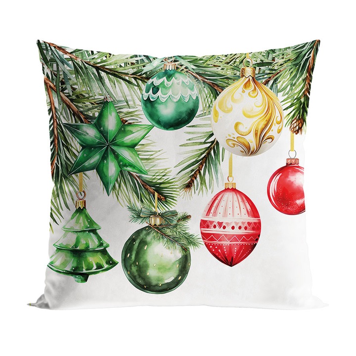 Poszewka decorativa Markizeta VELVET, 40x40cm, multicolor, 100% poliester, set 1 buc.