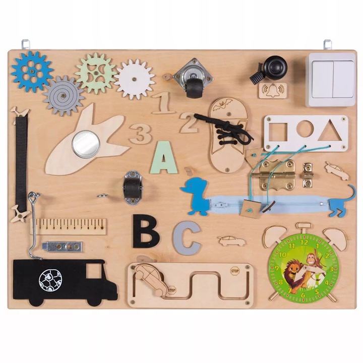 Tablita interactiva, 3toysm, 50x37,5cm, Multicolor