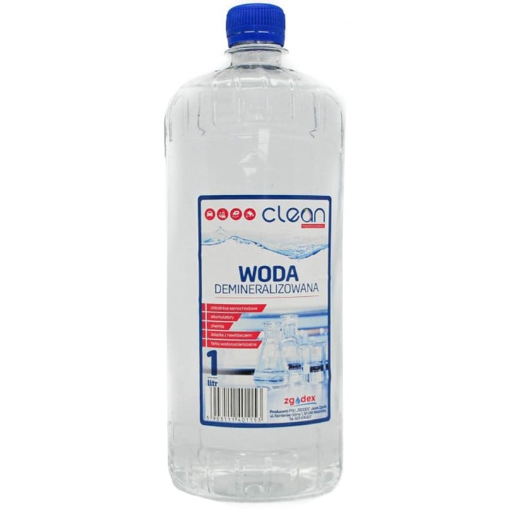 Apa demineralizata profesionala curata 1 litru