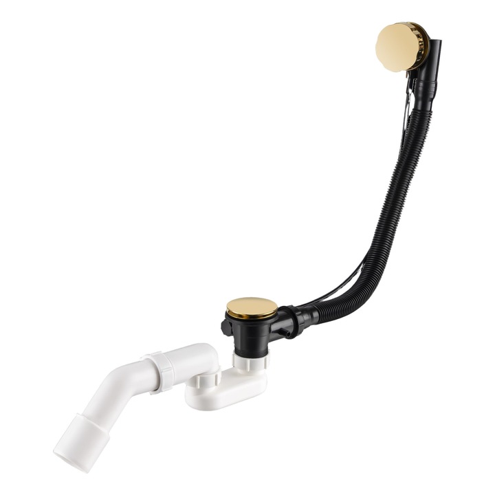 Sifon pentru cada, automat, aurie, 70mm