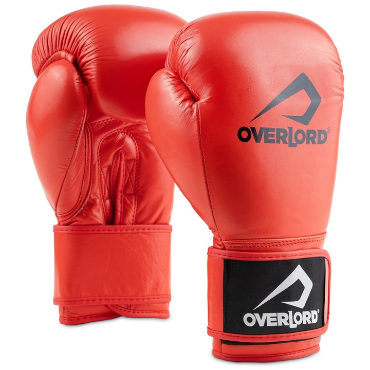 Спортни ръкавици Overlord Champion 10OZ, червени, с подобрена защита, удобни