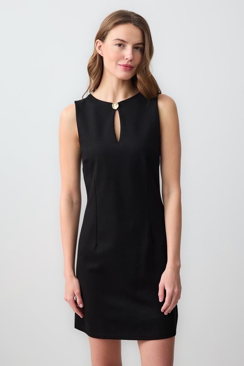 JIMMY KEY, Rochie dreapta scurta, Negru