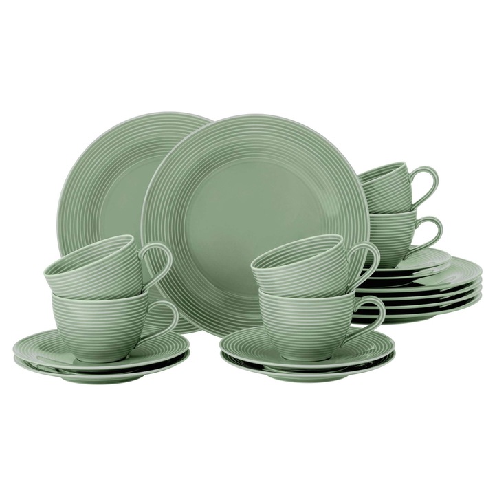 Set serwis cafetiera pentru 6 persoane, Select, BEAT COLOR GLAZE, multicolor