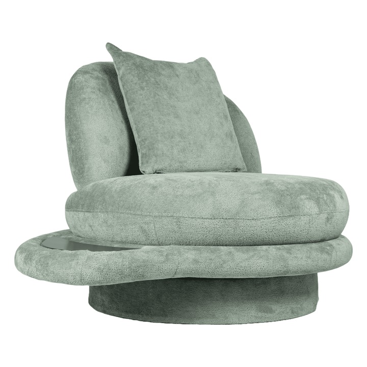 Forgófotel beépített asztallal Venice Bergere, 105 x 90 x 77 cm, Danza 19402, Újszerű