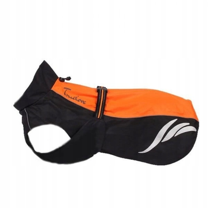 Jacheta pentru caini mari, Truelove, 6XL, impermeabila, portocalie, 65x94cm