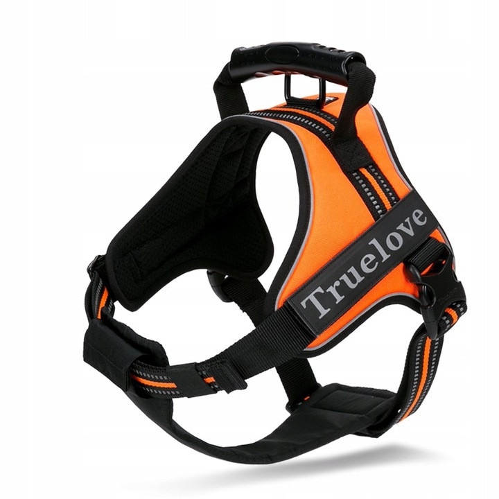 Truelove kültéri kutyahám, XS, narancssárga, robusztus konstrukció, kiváló minőségű anyag