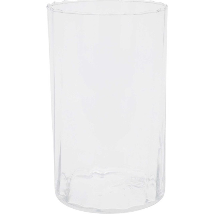 Vaza cilindrica din sticla, Ø 13 x 22 cm