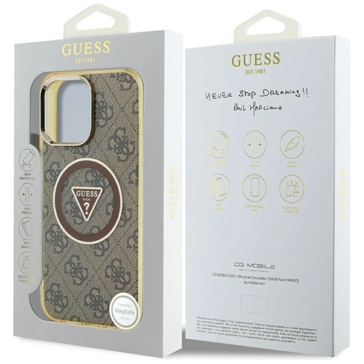 Husa pentru telefon, Guess, MagSafe, pentru iPhone 16 Pro Max