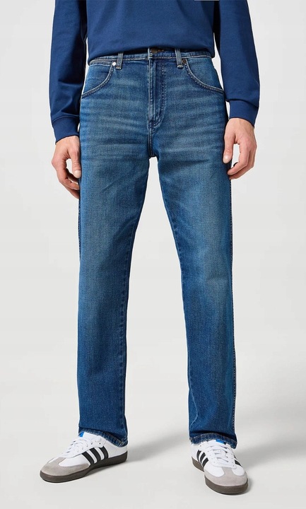 Wrangler Frontier férfi farmer, laza, sötétkék, pamut, rugalmas