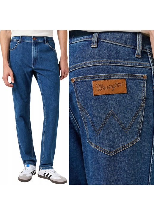 Blugi bărbați Wrangler River 881 albastru închis, W36, Albastru