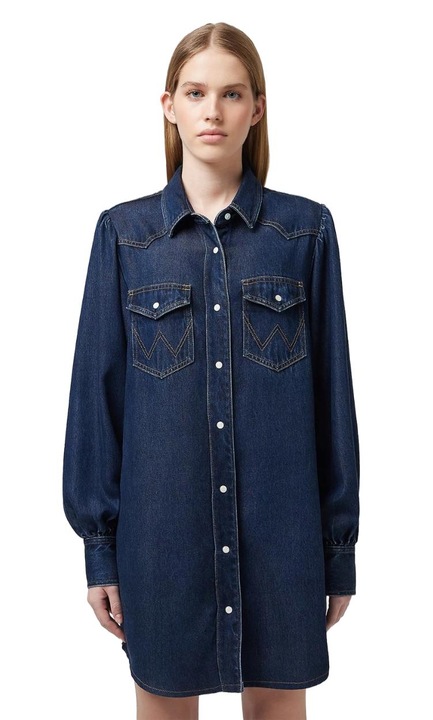 Wrangler Lyocell Ruha Kek, Kék