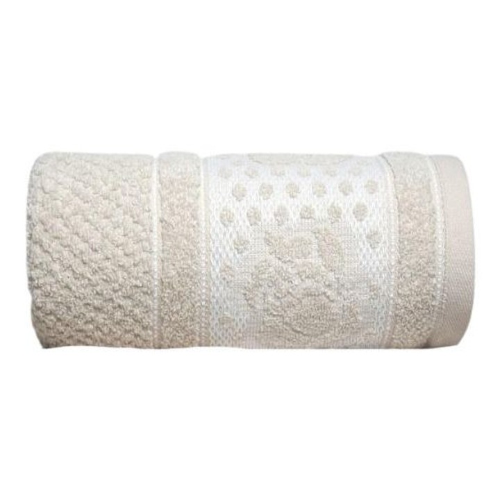 Кърпа за баня Greno 70x130см, 100% памук, 420 гр/м2, кремава, 1 брой