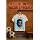 Tricou Copii Personalizat cu Alexander Isak-Newcastle United, din bumbac 100%, Cri-Flo, Alb, Varsta 3-4 ani, Marime 110 CM